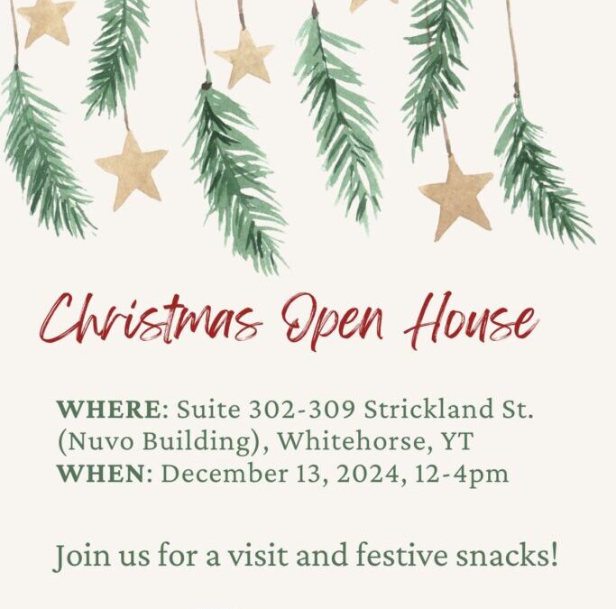 XMAS Open House: December 13, 1-4pm