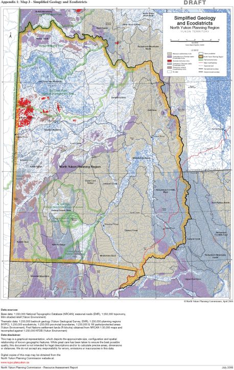 Map 03 - Simplified Geology and Ecodistricts