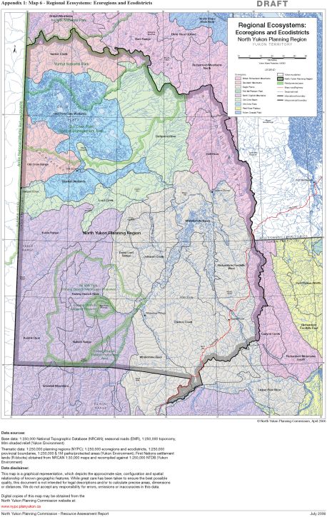 Map 06 - Regional Ecosystems-Ecoregions and Ecodistricts