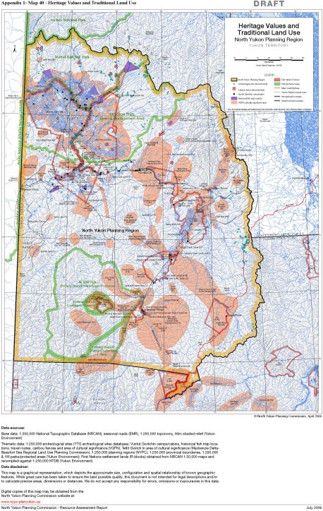 Map 40 - Heritage Values and Traditional Land Use