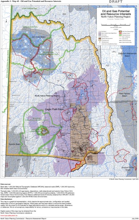 Map 43 - Oil and Gas Potential and Resource Interests