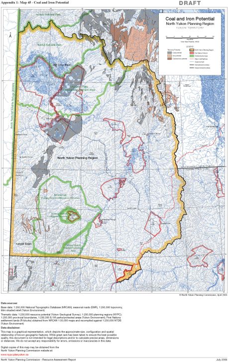 Map 45 - Coal and Iron Potential