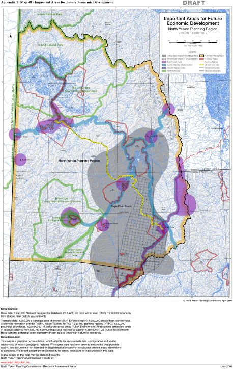 Map 48 - Important Areas for Future Economic Development