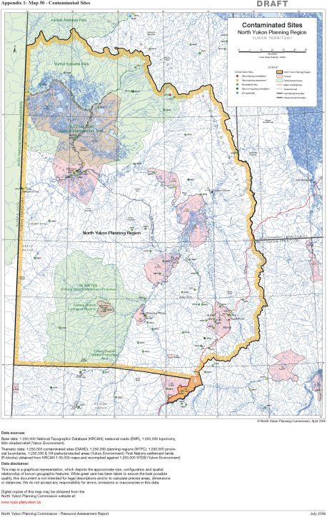 Map 50 - Contaminated Sites