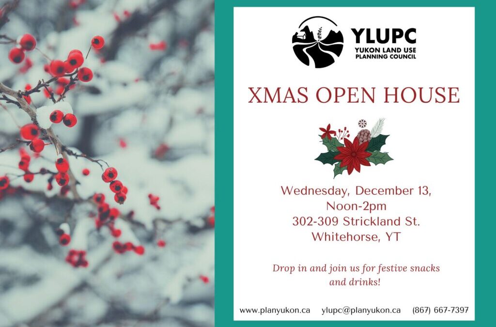 Christmas Open House December 13, 12-2pm